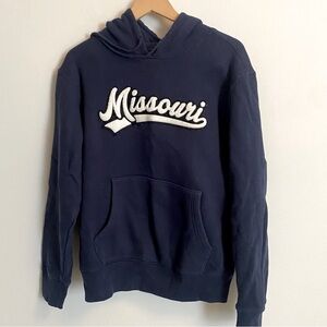 MISSOURI Navy Blue Pullover Hoodie MEDIUM